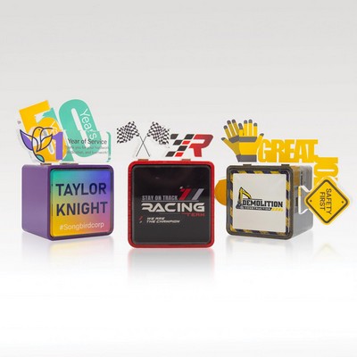 Custom Perpetual Award - Cubed 3"