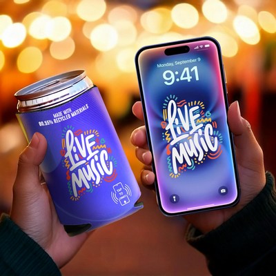 Full Color NFC EcoConnect Can Cooler